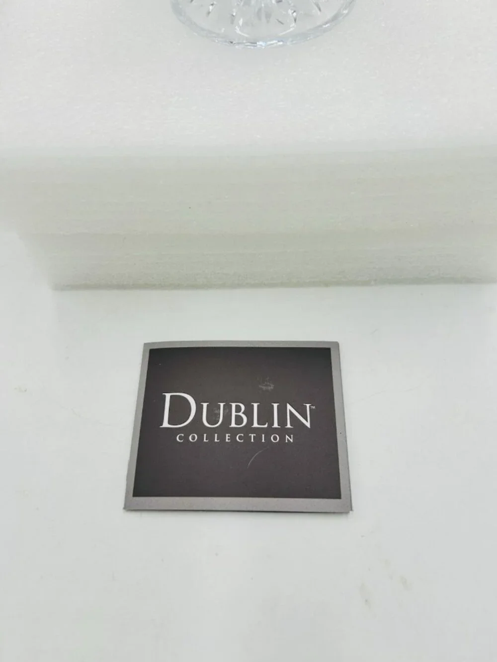 Dublin Collection Shannon By Godinger Crystal Bud Vase 8.5